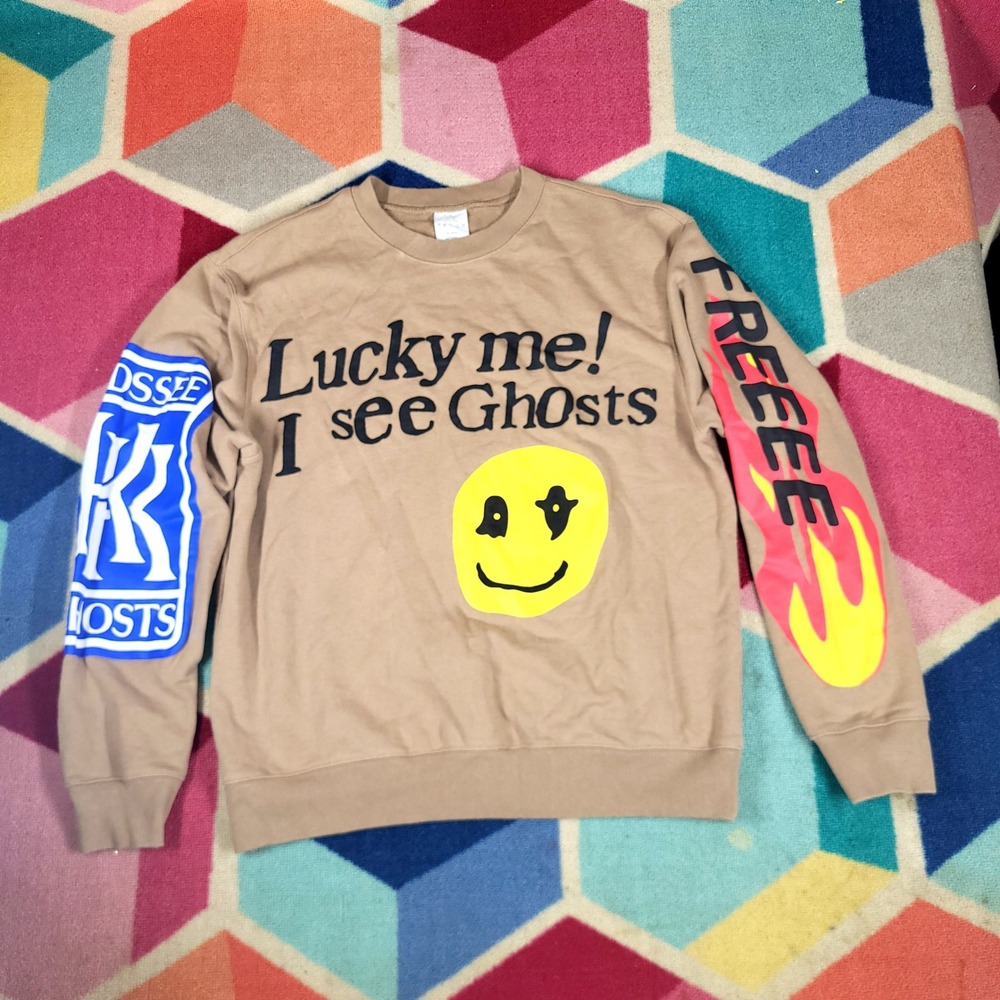 Kanye West x Kid Cudi Kids See Ghosts‎ Lucky Me  Crewneck Sweatshirt Medium